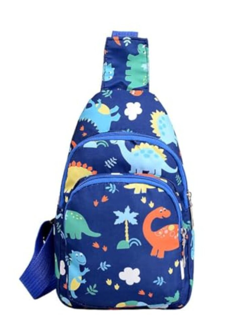 Kids Small Nylon Crossbody Sling Bag Travel Cartoon Dinosaur Unicorn Mini Purse
